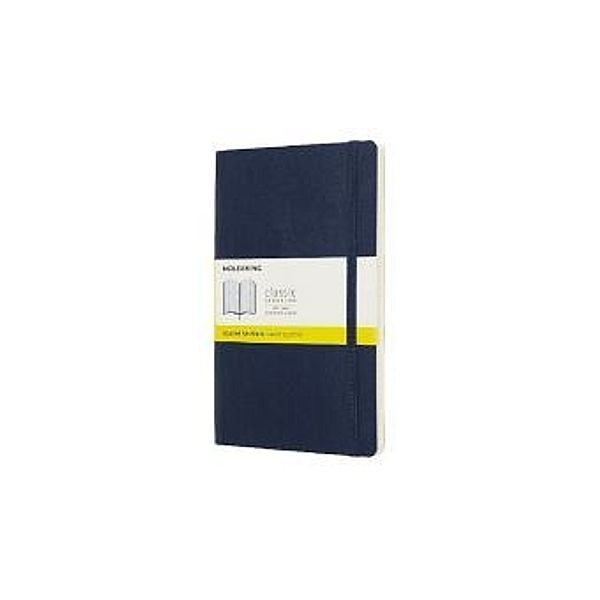 Moleskine Sapphire Blue Notebook Large Squared Soft, Moleskine