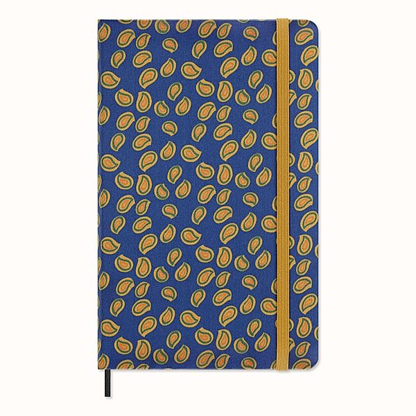 Moleskine Silk Kalender, undatiert, 12 Monate, wöchentlich, large/A5, fester Einband, blau, mit Geschenkbox