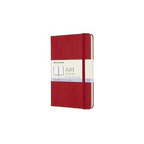 Moleskine Skizzenbuch Medium, 165G-Papier, Hard Cover, Scharlachrot