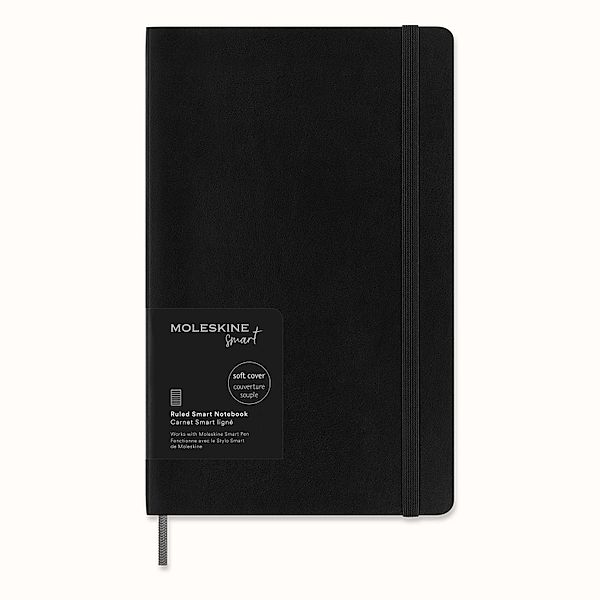 Moleskine Smart Notizbücher, Large/A5, Schwarz