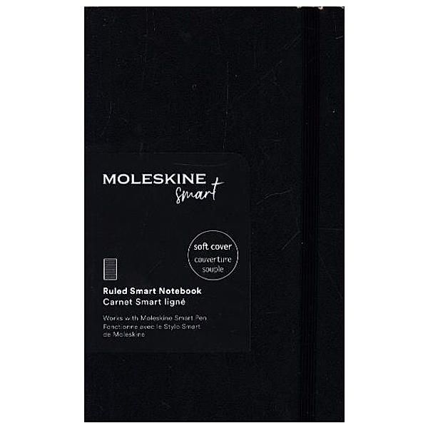 Moleskine Smart Notizbücher, Pocket/A6, Schwarz