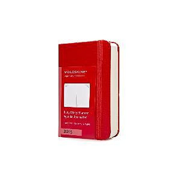 Moleskine Tageskalender XS Rot 2015