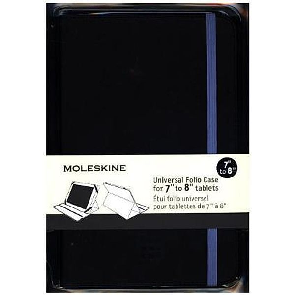 Moleskine Universal Hülle für Tablet 7/8, schwarz/blau