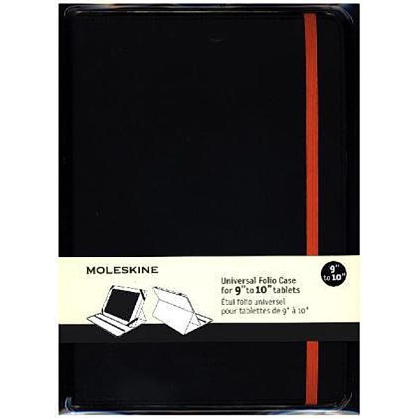 Moleskine Universal Hülle für Tablet 9/10'', schwarz/orange