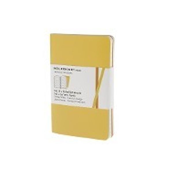 Moleskine Volant, Pocket Size, Ruled Notebook, orange/yellow, 2er-Set