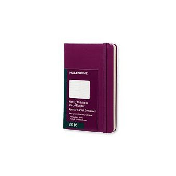 Moleskine Wochen Notizkalender Malve 2016, MOLESKINE S.P.A.