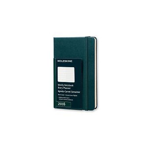 Moleskine Wochen Notizkalender P/A6, Hard Cover, Meergrün 2016, MOLESKINE S.P.A.