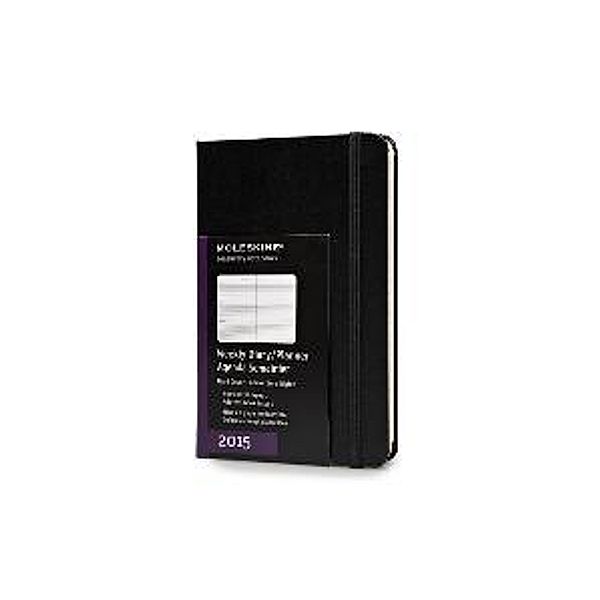 Moleskine Wochenkalender Horizontal Pocket Schwarz 2015