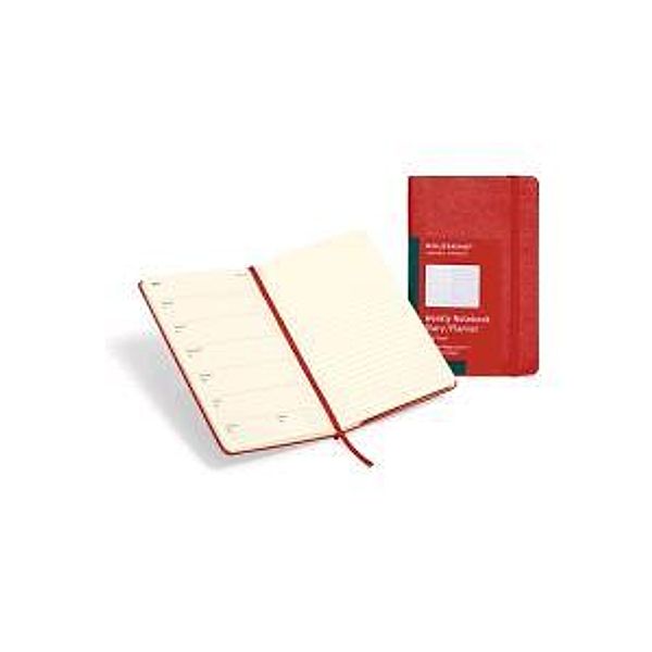 Moleskine Wochenkalender, Large, red hard cover 2014, Moleskine