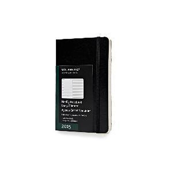 Moleskine Wochenkalender Pocket Schwarz 2015