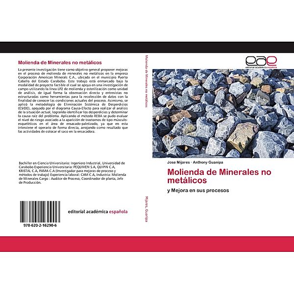 Molienda de Minerales no metálicos, Jose Mijares, Anthony Guanipa