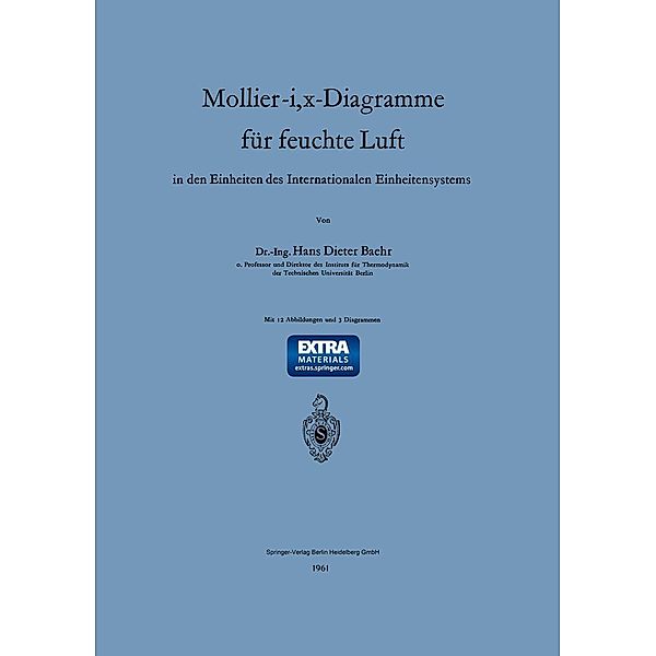 Mollier-i, x-Diagramme für feuchte Luft, Hans D. Baehr