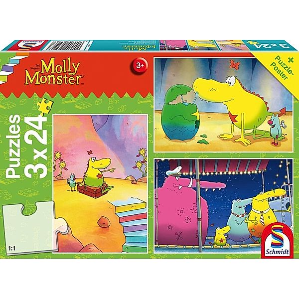 Molly Monster, Unterwegs mit Molly Monster (Kinderpuzzle)