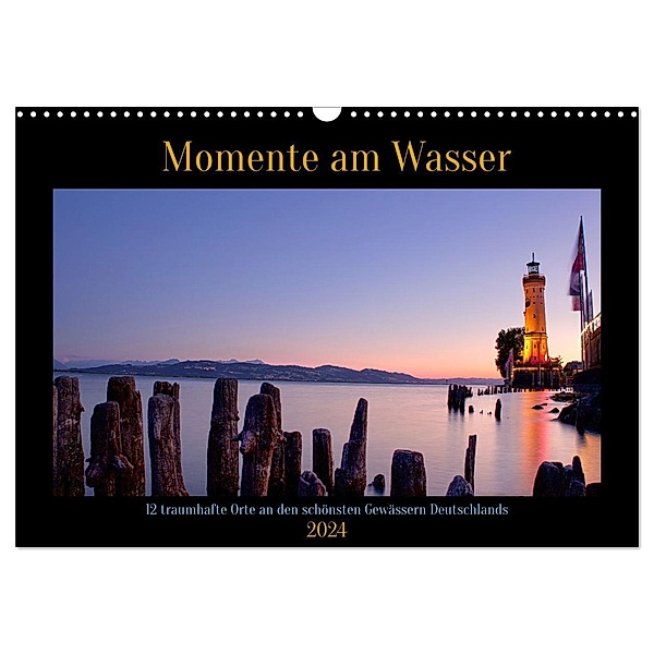 Momente am Wasser 2024 (Wandkalender 2024 DIN A3 quer), CALVENDO Monatskalender, Elena E. Richter