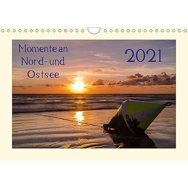 Momente an Nord- und Ostsee (Wandkalender 2021 DIN A4 quer), Dirk Petersen