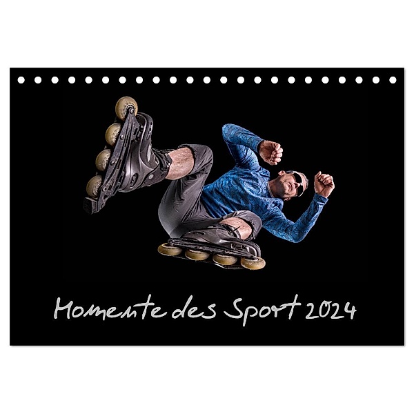 Momente des Sport (Tischkalender 2024 DIN A5 quer), CALVENDO Monatskalender, Stefan Schurr