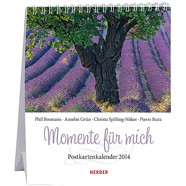 Momente für mich, Postkartenkalender 2014, Phil Bosmans, Anselm Grün, Christa Spilling-Nöker, Pierre Stutz