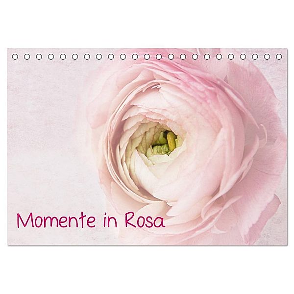 Momente in Rosa (Tischkalender 2024 DIN A5 quer), CALVENDO Monatskalender, Claudia Möckel / Lucy L!u