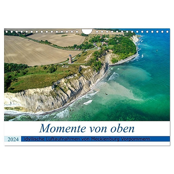 Momente von oben (Wandkalender 2024 DIN A4 quer), CALVENDO Monatskalender, Swen Lewerenz