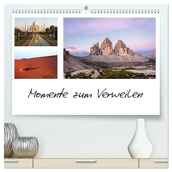 Momente zum Verweilen (hochwertiger Premium Wandkalender 2024 DIN A2 quer), Kunstdruck in Hochglanz, Rosemarie Prediger