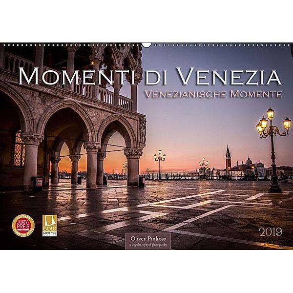 Momenti di Venezia - Venezianische Momente (Wandkalender 2019 DIN A2 quer), Oliver Pinkoss