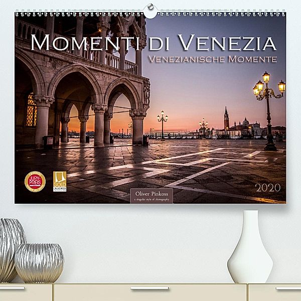 Momenti di Venezia - Venezianische Momente (Premium-Kalender 2020 DIN A2 quer), Oliver Pinkoss