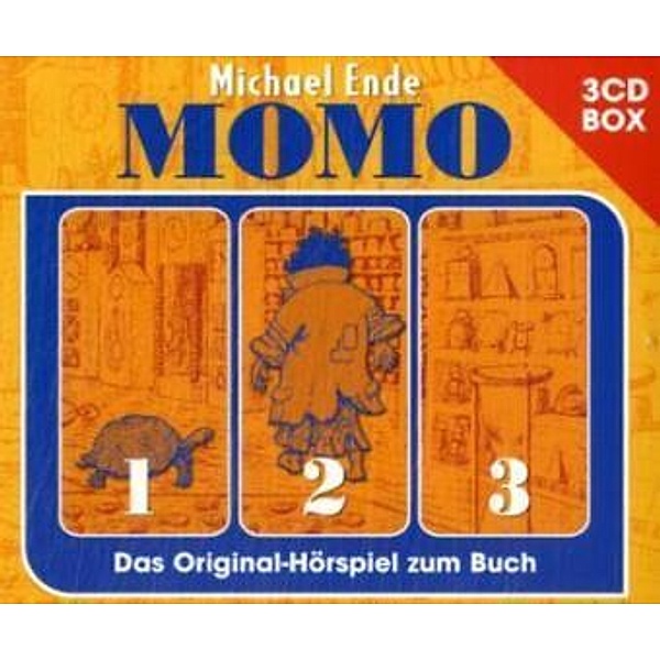 Momo - Hörspielbox,3 Audio-CDs, Michael Ende