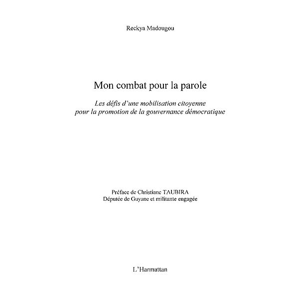 Mon combat pour la parole - les defis d'une mobilisation cit / Hors-collection, Michele Maldonado