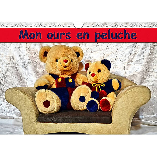 Mon ours en peluche (Calendrier mural 2023 DIN A4 horizontal), Jennifer Chrystal