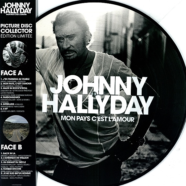 Mon Pays C'Est L'Amour (Vinyl), Johnny Hallyday