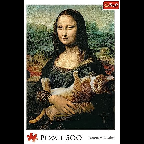 Trefl Mona Lisa mit schnurrender Katze (Puzzle)