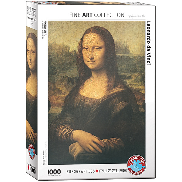 Eurographics Mona Lisa von Leonardo da Vinci (Puzzle), Leonardo de Vinci