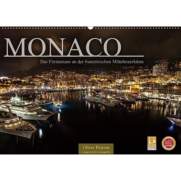 Monaco - Das Fürstentum an der französischen Mittelmeerküste (Wandkalender 2020 DIN A2 quer), Oliver Pinkoss