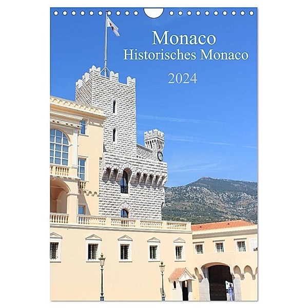 Monaco - Historisches Monaco (Wandkalender 2024 DIN A4 hoch), CALVENDO Monatskalender, pixs:sell