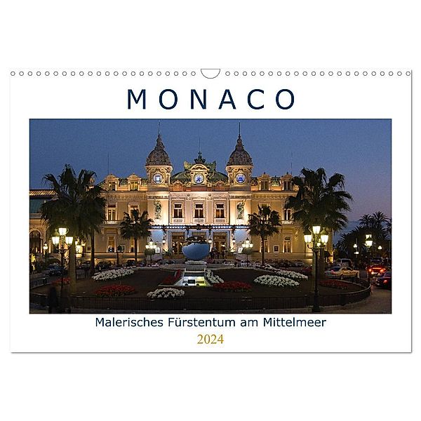 Monaco - Malerisches Fürstentum am Mittelmeer (Wandkalender 2024 DIN A3 quer), CALVENDO Monatskalender, Volko Neitmann