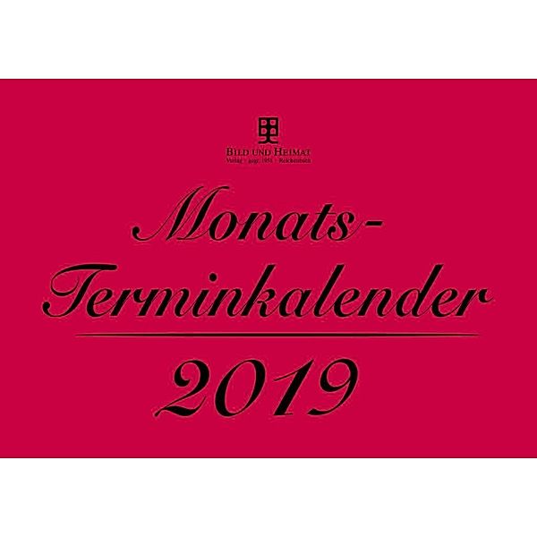 Monatsterminkalender 2019