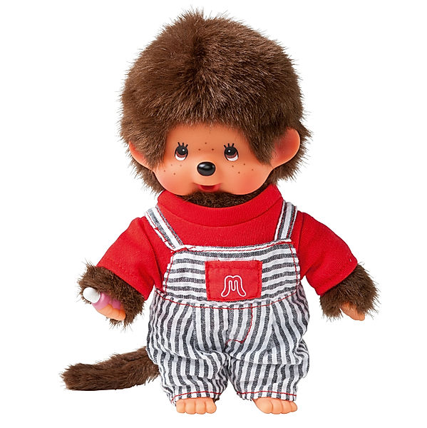 Monchhichi Junge mit Latzhose, 20 cm