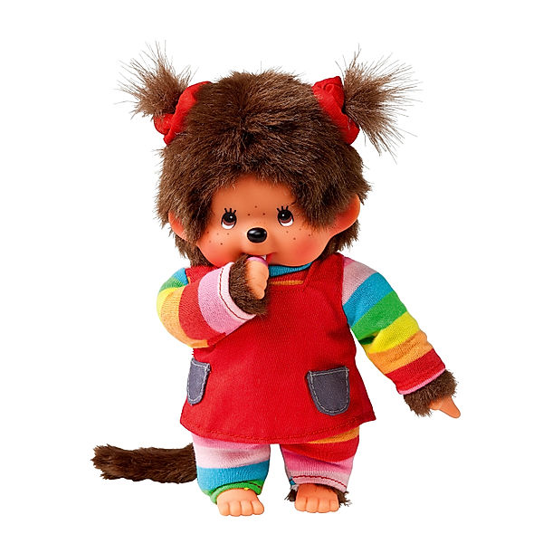 Monchhichi Mädchen Rainbow, 20 cm