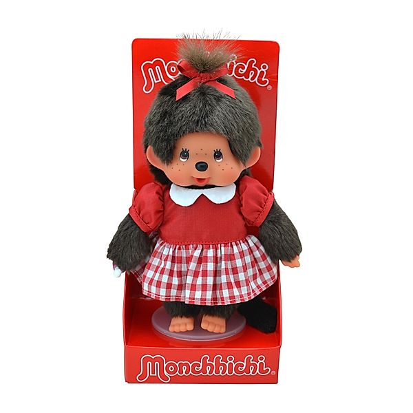 Monchhichi Red Checker Girl, ca. 20