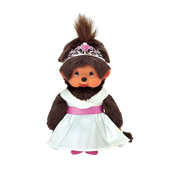 Monchhichi White Princess, ca. 20cm