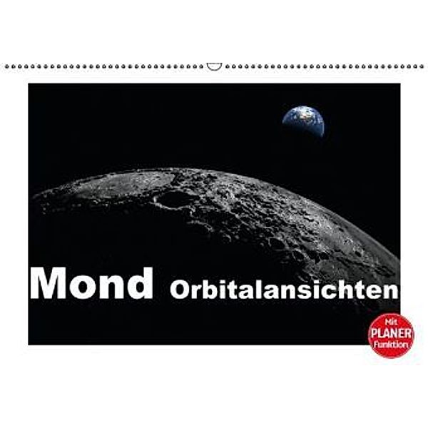 Mond Orbitalansichten (Wandkalender 2016 DIN A2 quer), Linda Schilling