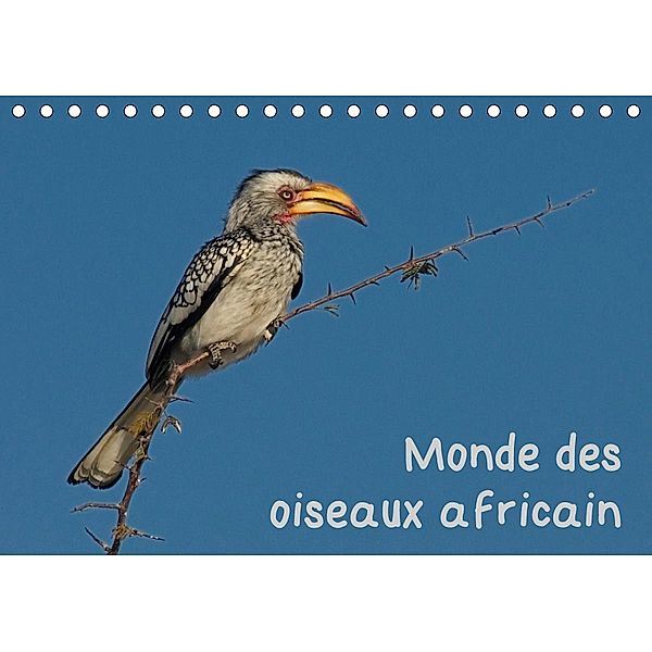 Monde des oiseaux africain (Calendrier chevalet 2021 DIN A5 horizontal), Gerald Wolf