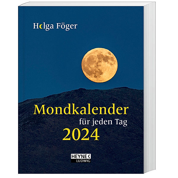 Mondkalender für jeden Tag 2024, Helga Föger