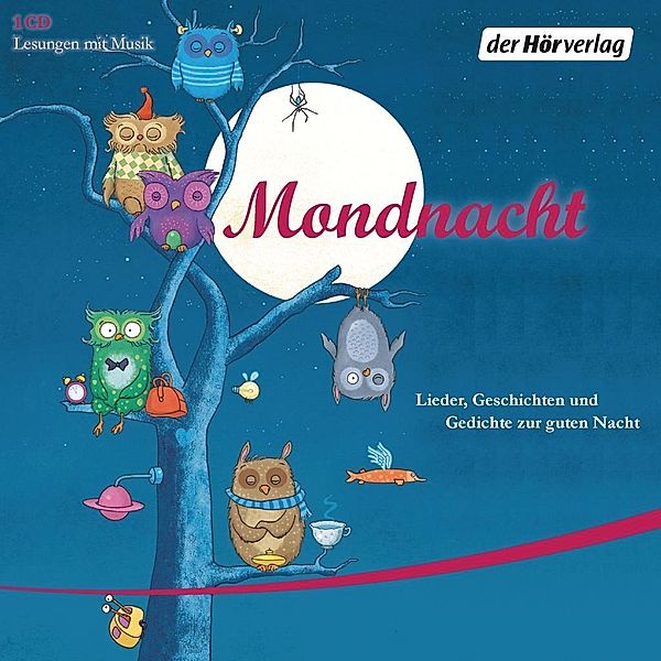 Mondnacht, 1 Audio-CD, Theodor Fontane, James Krüss, Rainer Maria Rilke