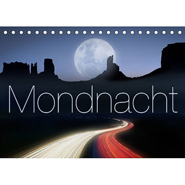Mondnacht (Tischkalender 2022 DIN A5 quer), Edmund Nägele F.R.P.S.