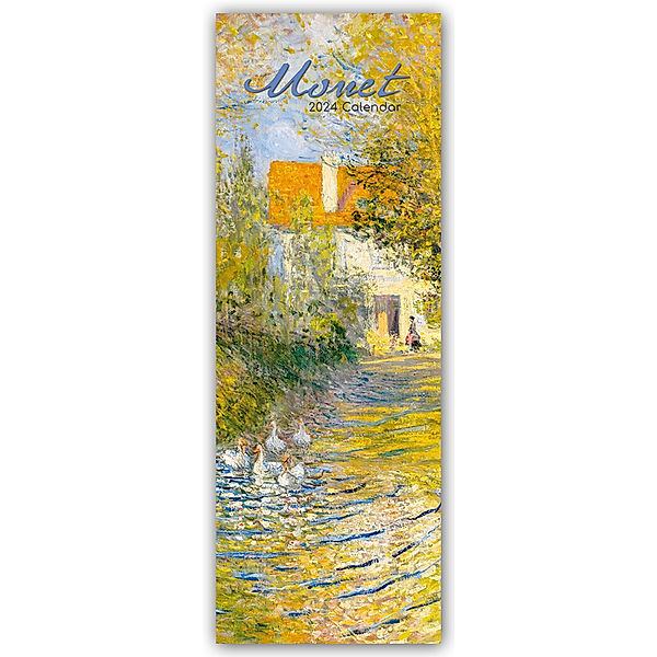 Monet - Claude Monet - Slimline-Kalender 2024, Gifted Stationery Co. Ltd