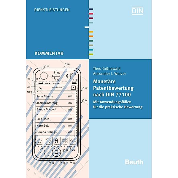 Monetäre Patentbewertung nach DIN 77100, Theo Grünewald, Alexander J. Wurzer