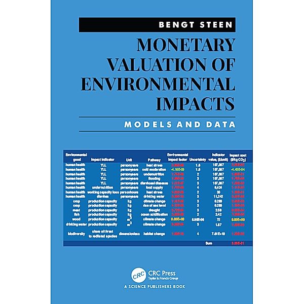 Monetary Valuation of Environmental Impacts, Bengt Steen