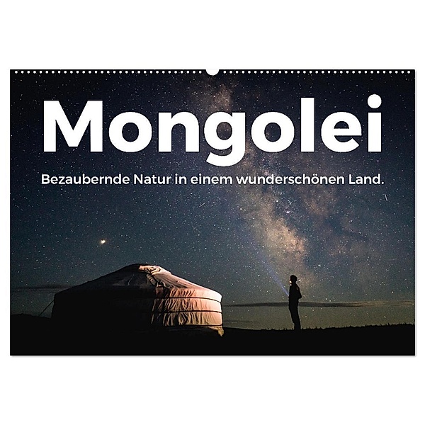 Mongolei - Bezaubernde Natur in einem wunderschönen Land. (Wandkalender 2024 DIN A2 quer), CALVENDO Monatskalender, M. Scott