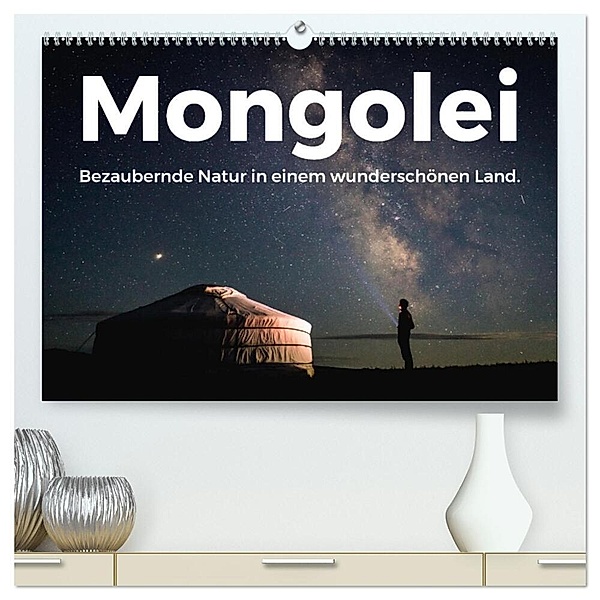 Mongolei - Bezaubernde Natur in einem wunderschönen Land. (hochwertiger Premium Wandkalender 2024 DIN A2 quer), Kunstdruck in Hochglanz, M. Scott
